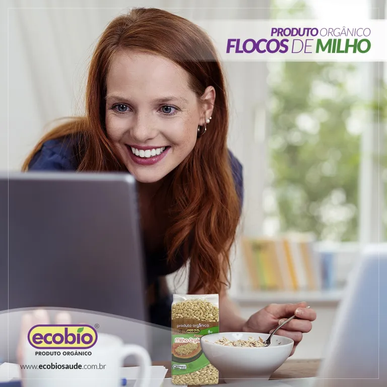 Flocos de Milho Produto Orgânico
